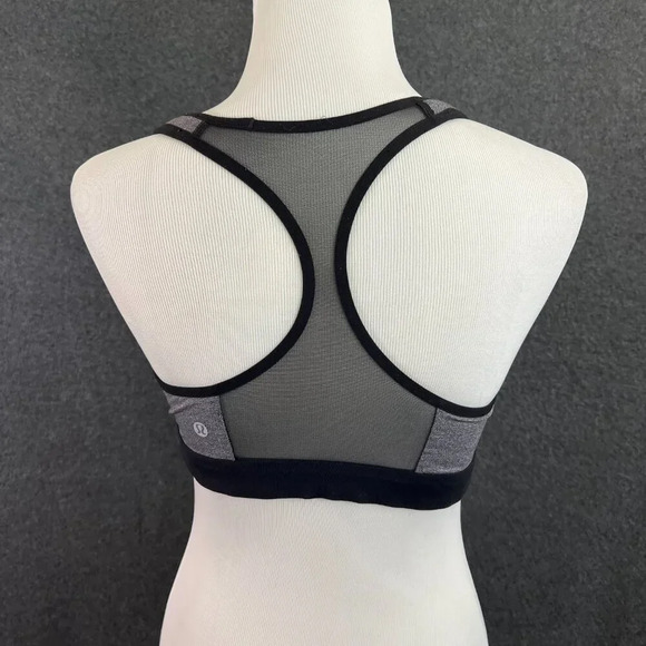 Lululemon 10 Speed Up Bra *High Support for C/D Cup Heathered Black / Black - Picture 2 of 7